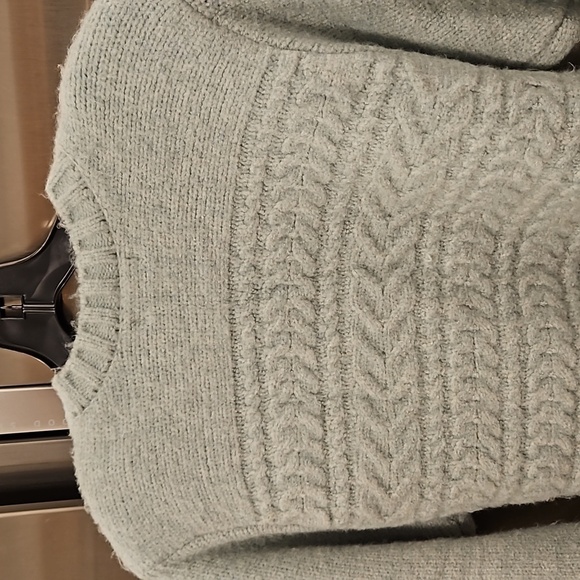 💕FOR LOVE & LEMONS💕 Dominique Shoulder Pad Sweater ~ Green Small S NWT - Picture 14 of 16